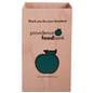Disposable cardboard trash bin with 4-panels 