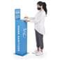 Cardboard hand sanitizer station is disposable
