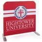 Tension fabric cafe style barrier with double sided graphics