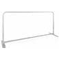 Stretch fabric cafe divider with lightweight aluminum frame