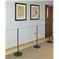 Barrier Around Jewelry Using 100-ft Black Elastic Stanchion Cord