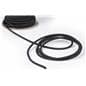 Close Up of 100-ft Black Elastic Stanchion Cord