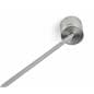 Silver Stanchion Cord Wall Terminator Mounted to the Wall