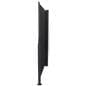 Retractable outdoor privacy divider with side handle 