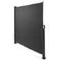 138 inch x 71 inch retractable outdoor privacy divider