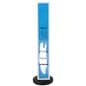Custom stanchion sleeve with pamphlet holder features UV printing