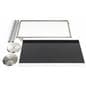 Linkable stanchion advertising barriers