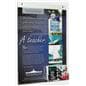 Business Card Holder With 8-1/2" x 11" Sign Frame