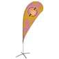 Teardrop flags