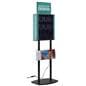 Public charging kiosk holds up to 8 devices 