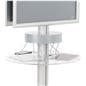 Phone Charger Kiosk with Acrylic Shelf