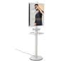 Silver Phone Charger Kiosk