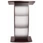 Frosted replacement panel for FLCT series lecterns with opaque finish for privacy