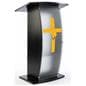 UV printed frosted replacement panel for FLCT series lecterns with fingerprint reducing finish