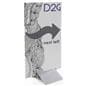 Silver Double Sided Sign Holder for Trade Shows or Conventions