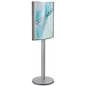 Double Sided Curved 22 x 28 Poster Stand