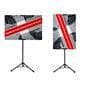 Tripod poster stand with versatile orientation