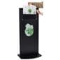 Custom floating standoff sign stand with standard legal paper