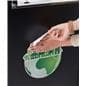 Custom floating standoff sign stand with repositionable lower graphic