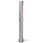 Floor standing poster holder with double sided design