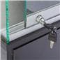 Glass Cabinet With Framelss Design