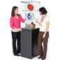 Glass Cabinet With Frameless Design