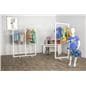 MDF square frame garment hanger stand
