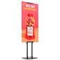 Free standing poster holder in black