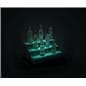 lighted bottle display runs for up to 12 hours