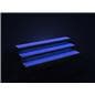 tiered LED bar shelf displays with swappable colors
