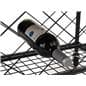 28 inch tall beverage cart with wine storage