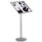 Poster Stand w/Fully Adjustable Design: 18" x 24" Silver