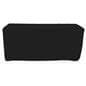 Trade show table throws are flame retardant 