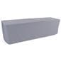 Gray trade show table throws with seamless design 