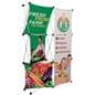 Trade show popup with dye-sublimated fabric panels