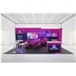 10x20 exhibit booth with work station