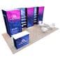 10x20 modular exhibit booth with portable design