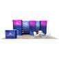 10x20 modular exhibit booth with durable aluminum frames