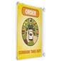 Window sign holder with clear suction cups