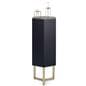 Floor standing pedestal with sleek contrast design