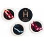 Dimensional sign frame insert with four 5x5 pop up rounds 