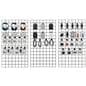 Gridwall panel display for retail merchandise