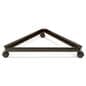 Triangle Gridwall base in black