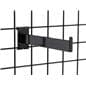 Metal black 12" square tube gridwall faceout 