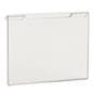 Acrylic gridwall sign holder with an 7 inch by 5.5 inch media size