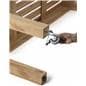 Wooden Stacking Tables with Wheel Options