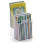 2 Pocket Tiered Acrylic Brochure Racks For 5-1/2" Literature