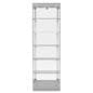 Silver LED Tower Cabinet