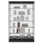 Modern LED showcase with five shelves