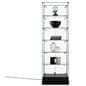 Frameless LED Showcase with Tempered Glass